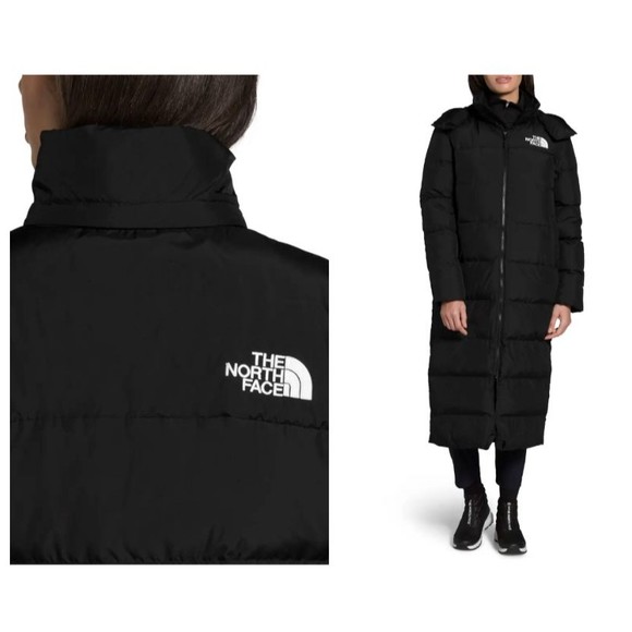 The North Face Womens Snow Water Repellent 600 Fill Power Down Parka In Black Size Medium
